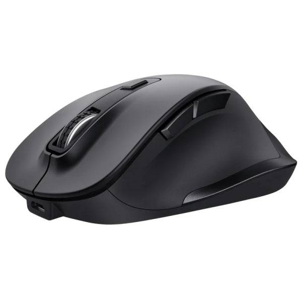 Trust Fyda Mouse Wireless 2400dpi - 2.4Ghz - 6 Pulsanti - Batteria Ricaricabile - Colore Nero