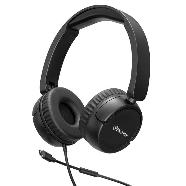 Energy Sistem Urban Cuffie con Cavo - DeepBass - Archetto Estensibile - Microfono Incorporato - Connessione USB-C