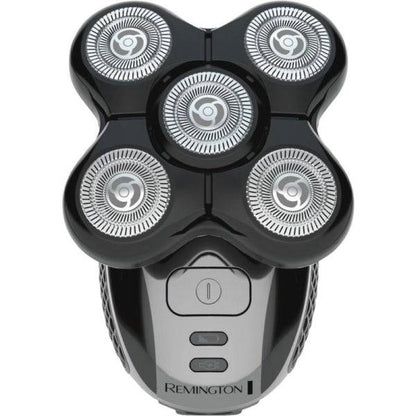 Remington Ultimate Series RX5 Rasoio per Testa - 5 Testine Rotanti - Batteria Ricaricabile - Colore Nero