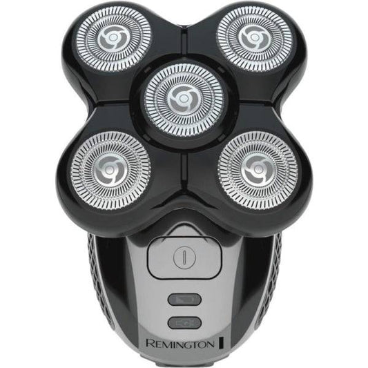 Remington Ultimate Series RX5 Rasoio per Testa - 5 Testine Rotanti - Batteria Ricaricabile - Colore Nero