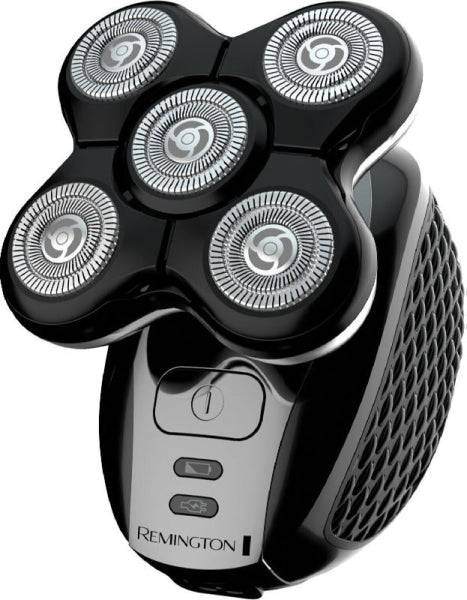 Remington Ultimate Series RX5 Rasoio per Testa - 5 Testine Rotanti - Batteria Ricaricabile - Colore Nero