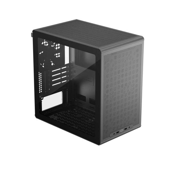 Cooler Master Qube Q300L Case MicroATX - 2x USB-A 3.2 1x USB-C 3.0 1x Audio e Micro - Finestra Laterale - Colore Nero