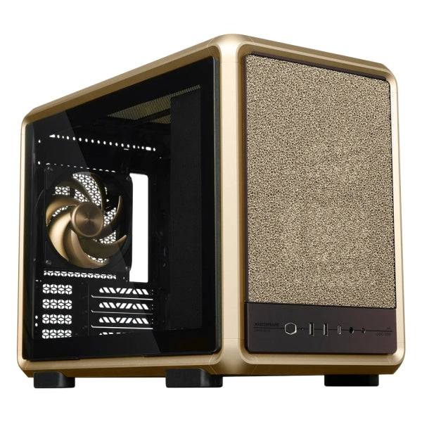 Cooler Master MasterFrame 400 Mesh Gold Limited Edition Case MicroATX - 2x USB-A 3.2 1x USB-C 3.2 1x Audio e Micro - Finestra Laterale - Colore Dorato