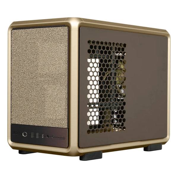 Cooler Master MasterFrame 400 Mesh Gold Limited Edition Case MicroATX - 2x USB-A 3.2 1x USB-C 3.2 1x Audio e Micro - Finestra Laterale - Colore Dorato