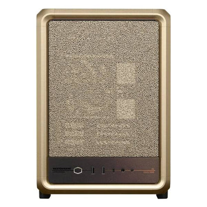 Cooler Master MasterFrame 400 Mesh Gold Limited Edition Case MicroATX - 2x USB-A 3.2 1x USB-C 3.2 1x Audio e Micro - Finestra Laterale - Colore Dorato