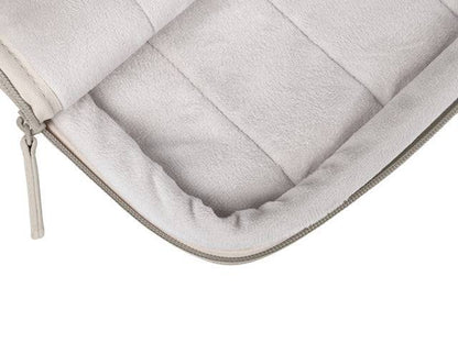 Natec Mussel 2 Custodia per Laptop 16" - Resistente agli Schizzi e all'Umidità - Sottile e Resistente - Colore Beige