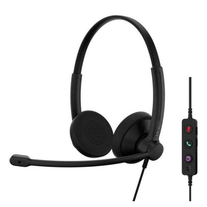 Epos Impact 100 UC USB Cuffia Stereo con Microfono - Cancellazione del Rumore - Cavo 2m - USB-C, USB-A - Colore Nero