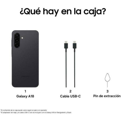 Samsung Galaxy A18 Smartphone 6,7" Super AMOLED - 4GB - 128GB - Fotocamera 50 MP - Batteria 5000mAh - Colore Nero
