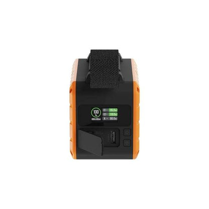 Xtorm Rugged Powerbank Torcia 40.000 mAh 100W - IP64 - 2x USB-C, 1x USB A - QC 3.0 - Lampada con Diverse Funzioni