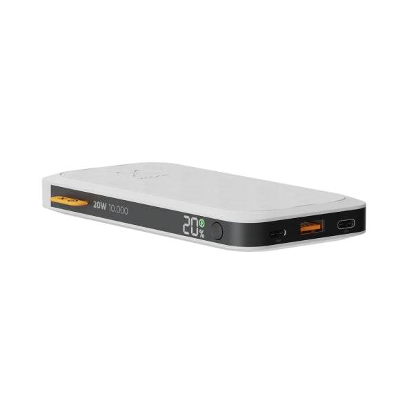 Xtorm FS5100 Powerbank 10.000 mAh 20W - 2x USB-C, 1x USB A - QC 3.0 - Compatto ed Elegante - Colore Bianco