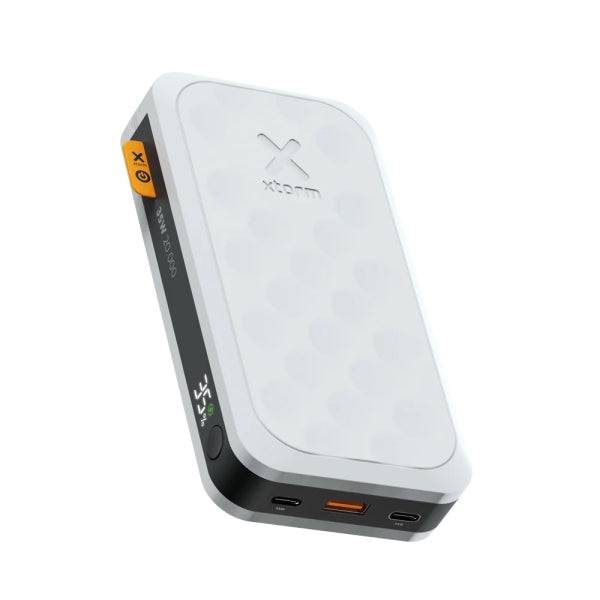 Xtorm FS5200 Powerbank 20.000 mAh 35W - 2x USB-C, 1x USB A - QC 3.0 - Compatto ed Elegante - Colore Bianco
