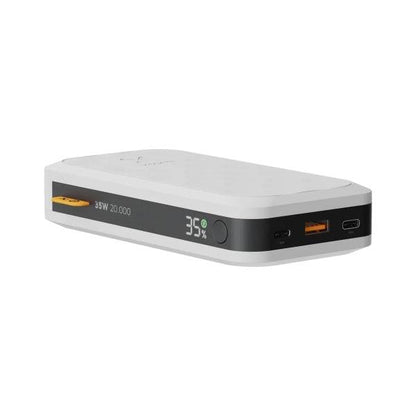 Xtorm FS5200 Powerbank 20.000 mAh 35W - 2x USB-C, 1x USB A - QC 3.0 - Compatto ed Elegante - Colore Bianco
