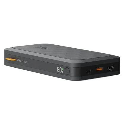 Xtorm FS5451 Powerbank 45.000 mAh 67W - 2x USB-C, 1x USB A - QC 3.0 - Robusto ed Elegante - Colore Nero