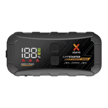 Xtorm Jumpstarter 2000A Avviatore Batteria 3 in 1 - 12.000 mAh - Funzione Powerbank e Torcia