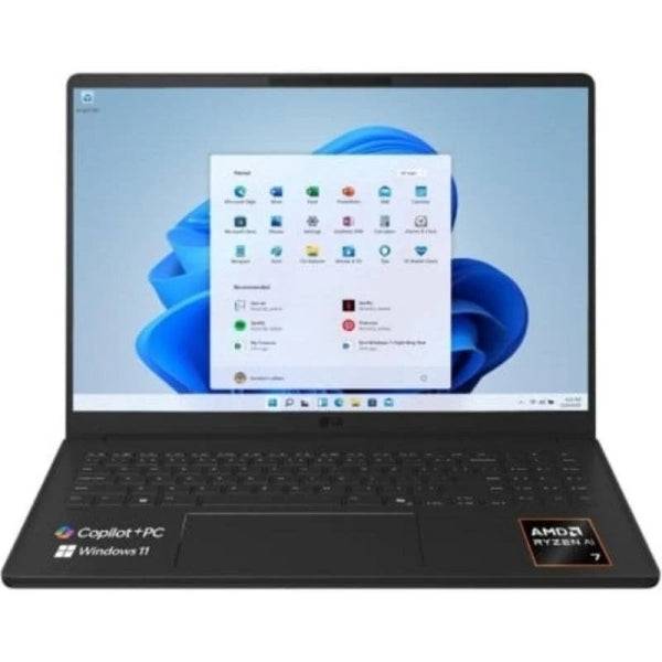 LG Gram 16U55U-G.AU75BN Portatile 16" AMD Ryzen AI 7 445 - 16GB DDR5 - 512GB SSD - Windows 11 Home - Nero - Tastiera QWERTY (ES)