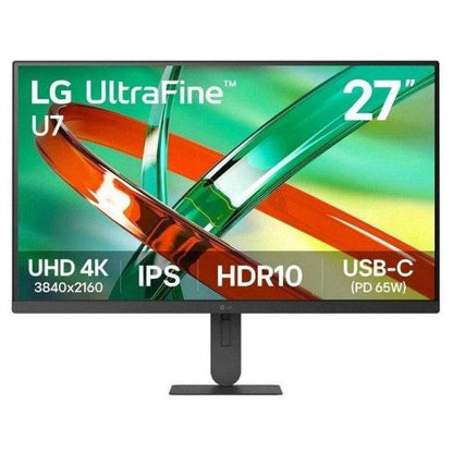 LG 27U730B-B Monitor LED 27" IPS UltraHD 4K 60Hz HDR10 - Tempo di Risposta 5ms - Regolabile in Altezza - HDMI, Displayport, USB-C, USB-A - VESA 100x100