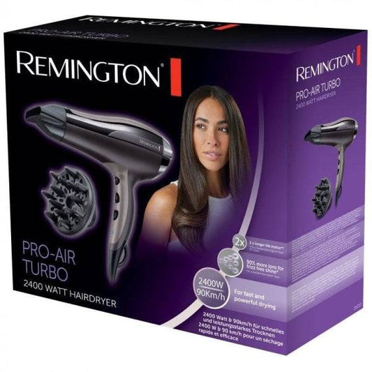 Remington Pro-Air Turbo Asciugacapelli 2400W - Tecnologia Ionica - 3 Temperature 2 Velocità