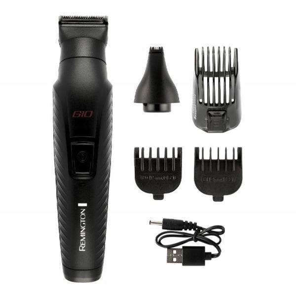 Remington G10 Graphite Kit Barbiere Tagliacapelli - 10 in 1 - Lame di Precisione Rivestite di Grafite - Batteria Ricaricabile - Autonomia fino a 40 min