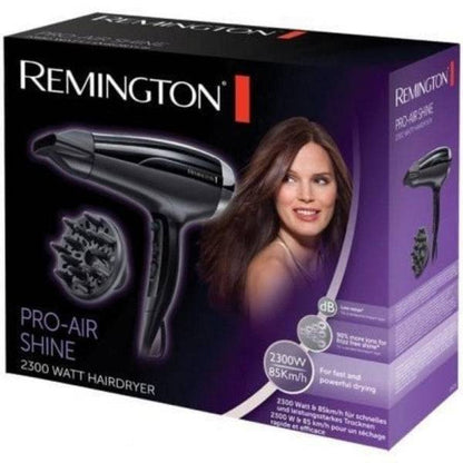 Remington Pro-Air Shine Asciugacapelli 2300W - Tecnologia Ionica - 3 Temperature 2 Velocità
