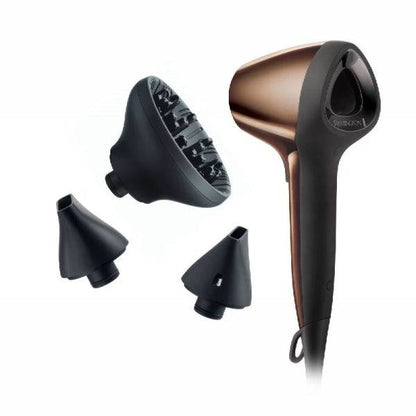 Remington Air 3D Asciugacapelli 1800W - Tecnologia Flusso d'Aria 3D - 3 Regolazioni Temperatura - Comandi LED
