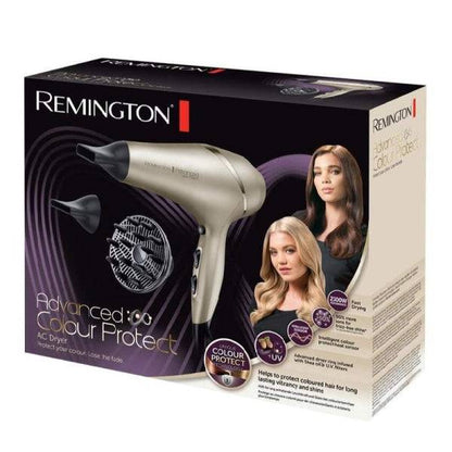 Remington Advanced Colour Protect Asciugacapelli 2300W - Tecnologia Colour Protect - Regolazione Automatica Temperatura - Filtro UV - Motore AC Professionale