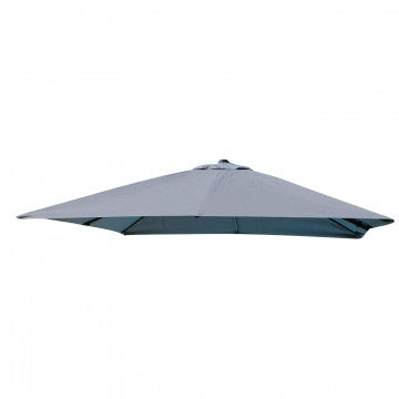 Telo poliestere grigio 250 gr, dimensioni 3x3 metri, peso 4 kg
