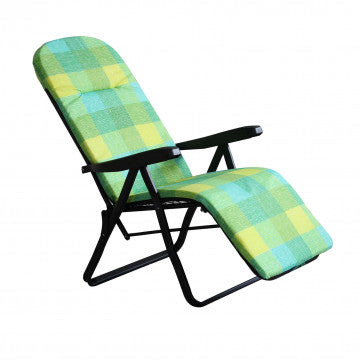 Sdraio automatica struttura acciaio tessuto multicolor scozzese
