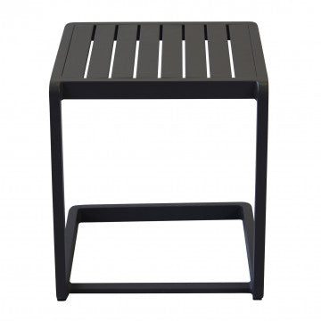 Tavolino quadrato alluminio verniciato 40x40 cm altezza 45 cm