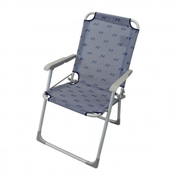 Poltrona relax con struttura alluminio 22mm e tessuto textilene