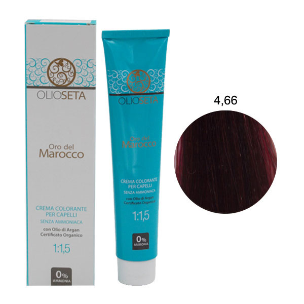 OLIOSETA ORO DEL MAROCCO TINTURA CASTANO ROSSO INTENSO 4.66