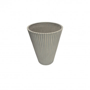 Vaso in fibra sintetica antracite diametro 29 cm altezza 36 cm