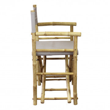 Regista in bamboo marrone 60x44x88 cm struttura in legno