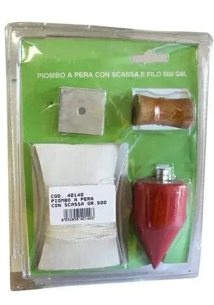 Piombo a pera c/scassa gr.300/500 Accessori ferramenta HOBBYSHOP   