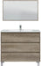 Mobile Bagno Dakota 100x45x86h con 3 Cassetti in Rovere Alaska Componenti di arredo bagno Hobby Shop Solution   