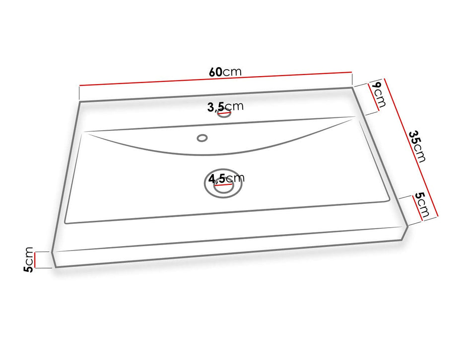 Set bagno Udine II: completo, moderno, senza illuminazione, colore Bodega.