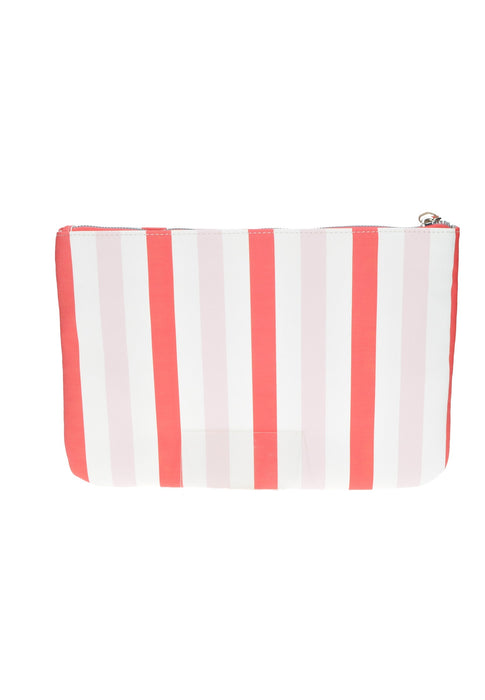 Pochette Mare Ibiza In Tessuto Con Chiusura A Cerniera Misure 32x22x2 Cm KUVE Ideale Per Spiaggia