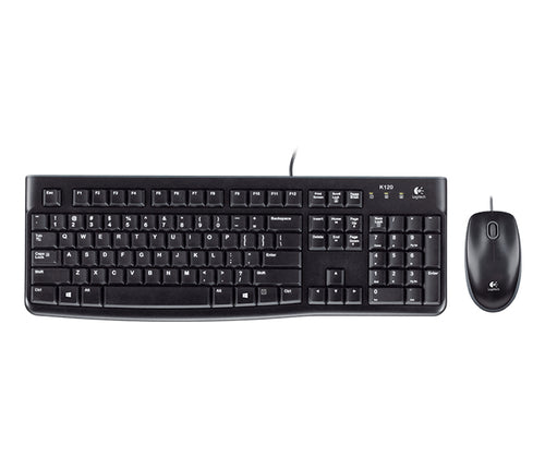 Tastiera + Mouse USB Nero Logitech MK120