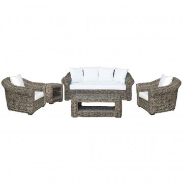 Salotto Karakol Rattan Marrone 204x81x100h cm