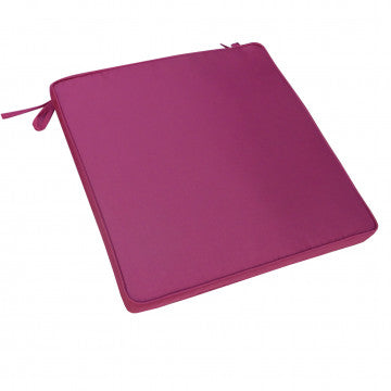 Cuscino seduta sfoderabile in poliestere idrorepellente 39x39x4 cm