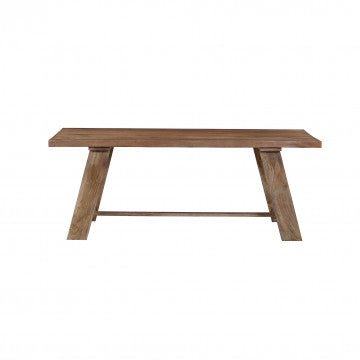 Tavolo in legno di mango massiccio 200x100x76 cm colore marrone