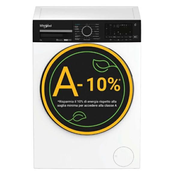 Lavatrice Whirlpool 12kg WiFi Vapore 1400 Giri