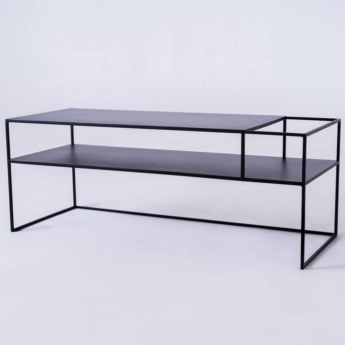Tavolo RTV SENSO FLOWER METAL 120x45 P - nero