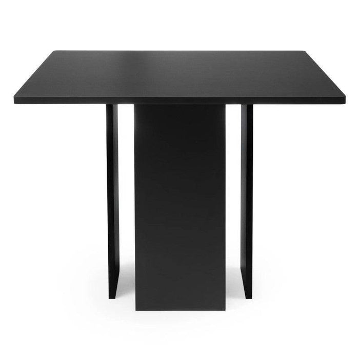 Tavolo da pranzo ASPER 100 cm, quadrato, nero