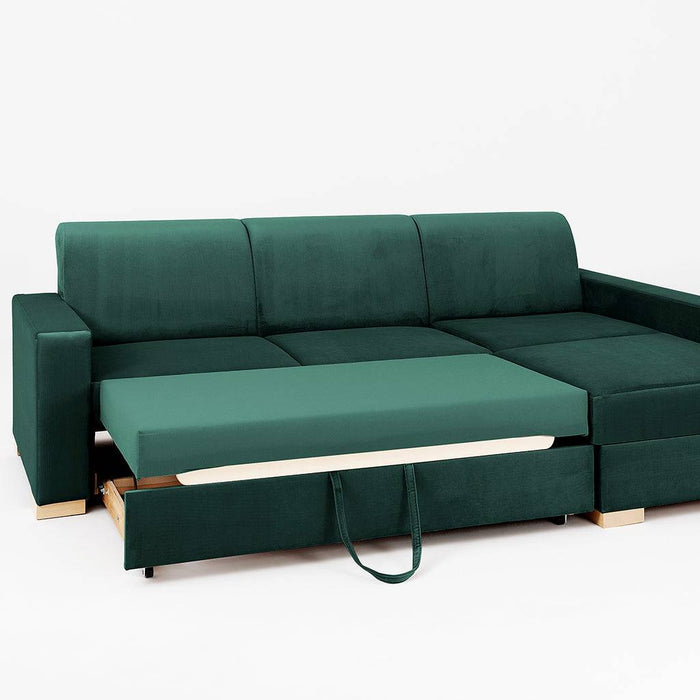 Divano Letto Angolare STABLE R - Avocado