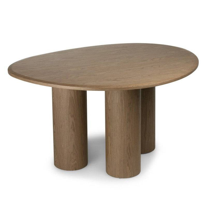 VISPI Tavolo da Pranzo 140 cm, Noce