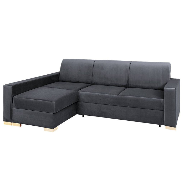 Divano Letto Angolare STABLE - Grigio Lilla
