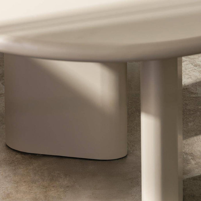 Tavolo da pranzo LOREN 220 cm, beige scuro, ovale