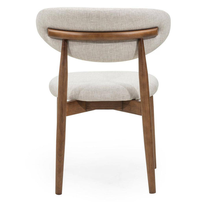 Sedia da Pranzo MIRALI Beige e Marrone