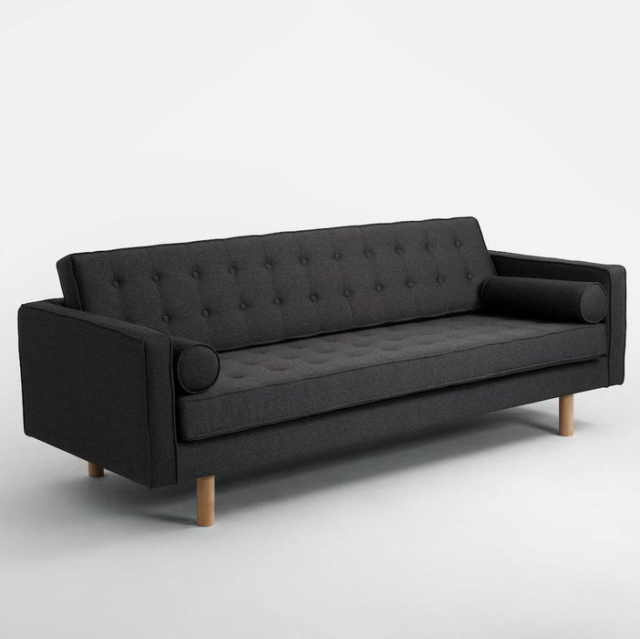 Divano Letto TOPIC WOOD, Carbon, Legno Naturale
