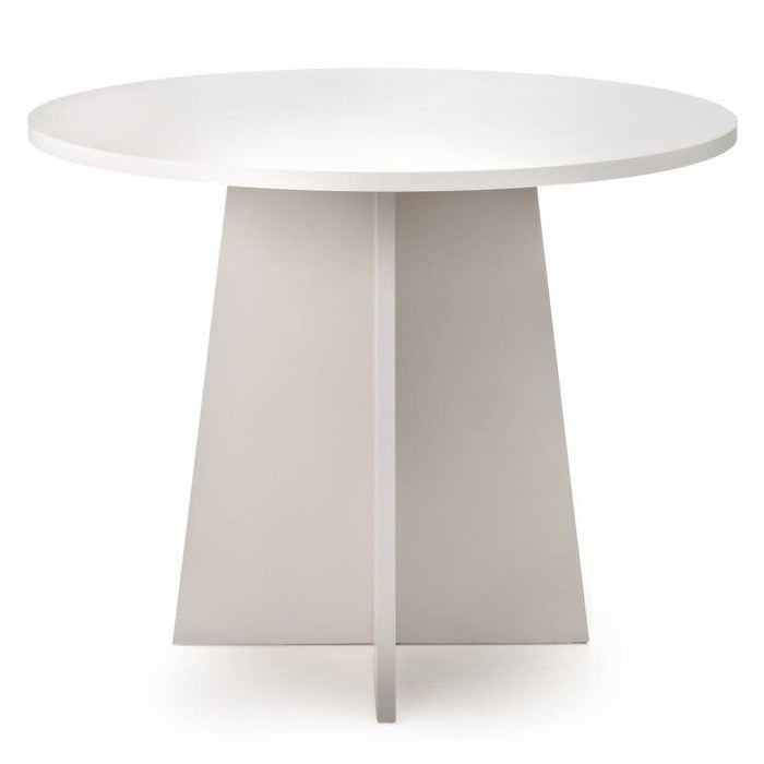 Tavolo da pranzo rotondo ERLO 100 cm, cashmere